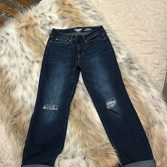 Levi’s Denizen Modern Slim Boyfriend cropped jeans Size 4 - Picture 1 of 5